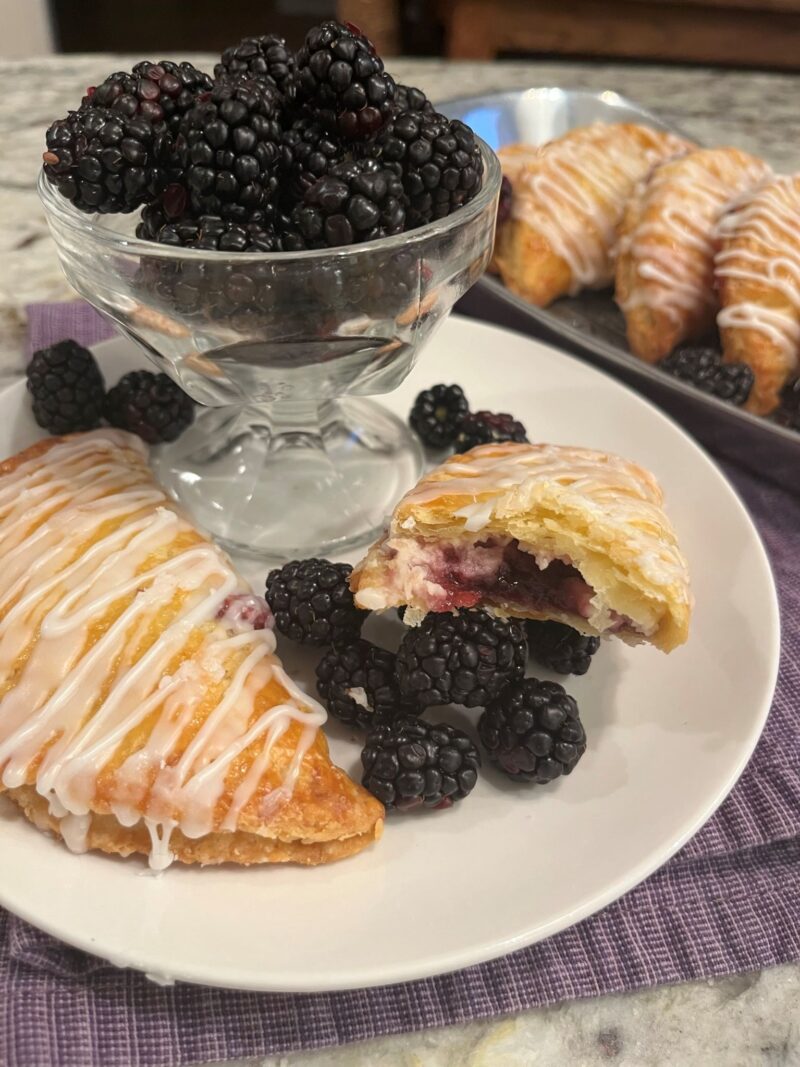 Blackberry Cheesecake Turnover