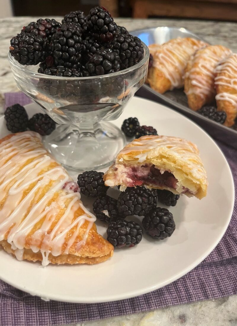Blackberry Cheesecake Turnovers