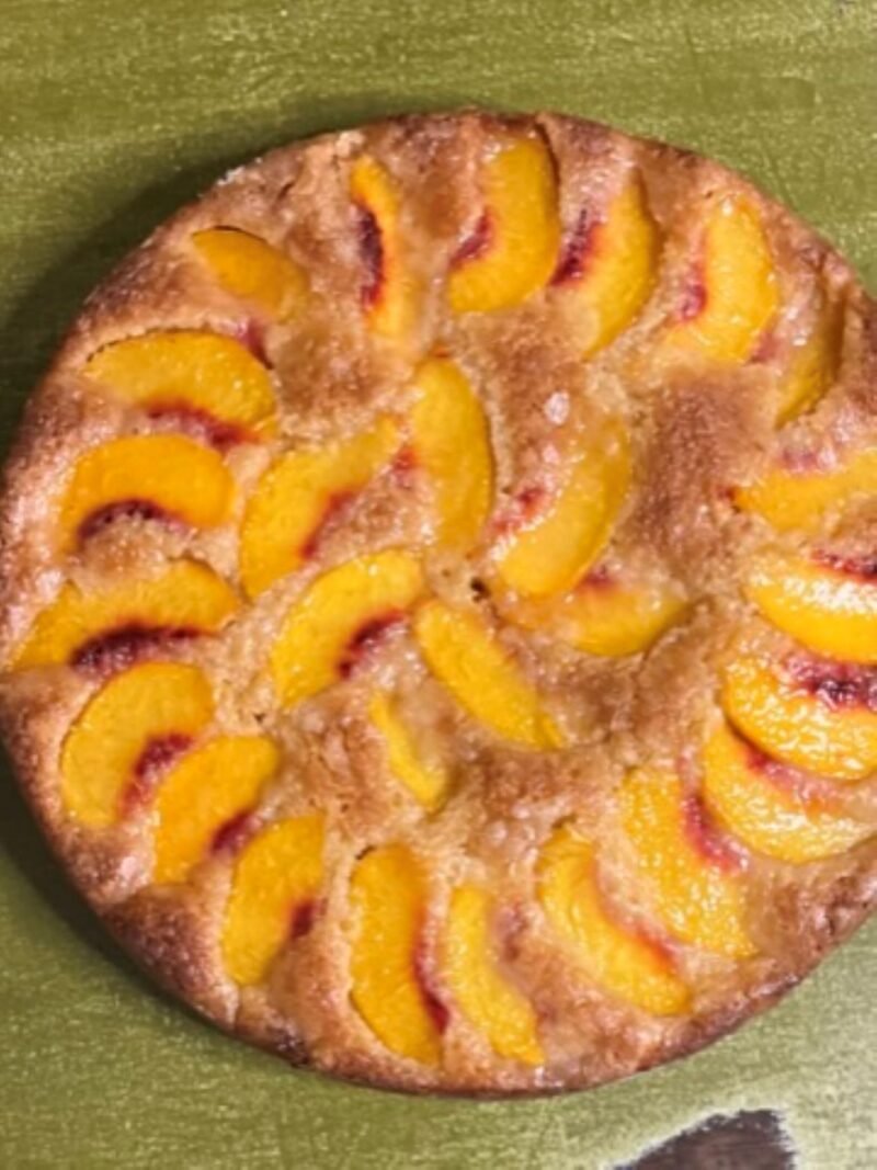 Tipsy Peach Cake